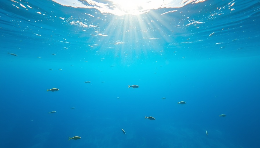 Peaceful underwater scene illustrating the beauty of international waters.