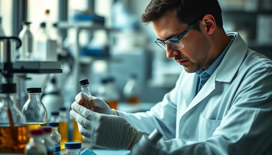 Scientist working on affordable HIV prevention drug research.