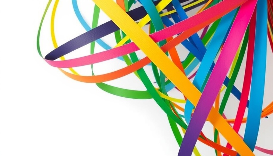 Abstract design with colorful stripes, symbolizing connection at U.S.-Africa Business Summit 2026.