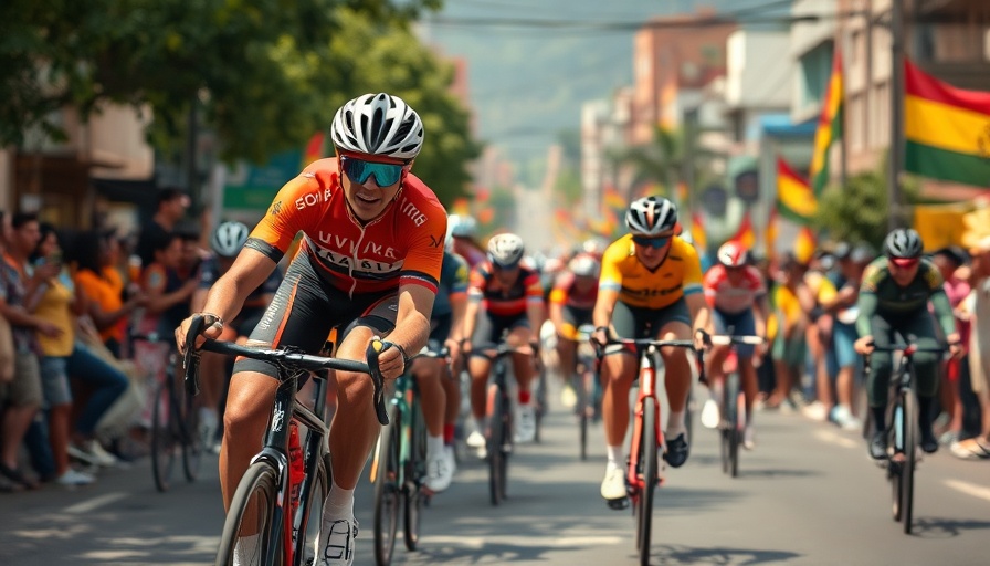 Road Cycling World Championships in Rwanda, cyclists racing.