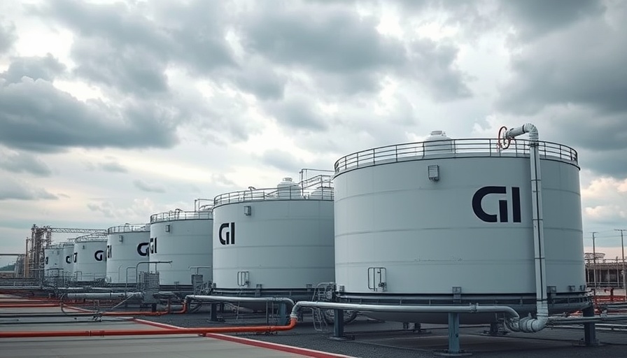 Dangote refinery with large tanks and pipelines under cloudy sky