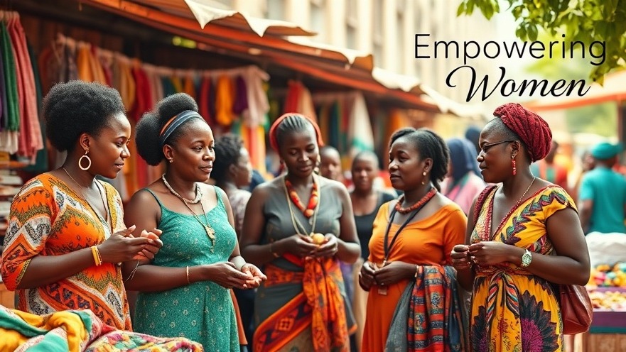 Vibrant scene of African women entrepreneurs showcasing women empowerment Africa.