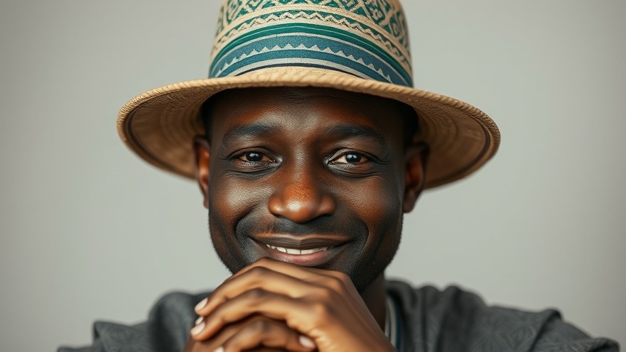 Nigerian man in traditional hat smiling, reflecting political dynamics in Nigeria.