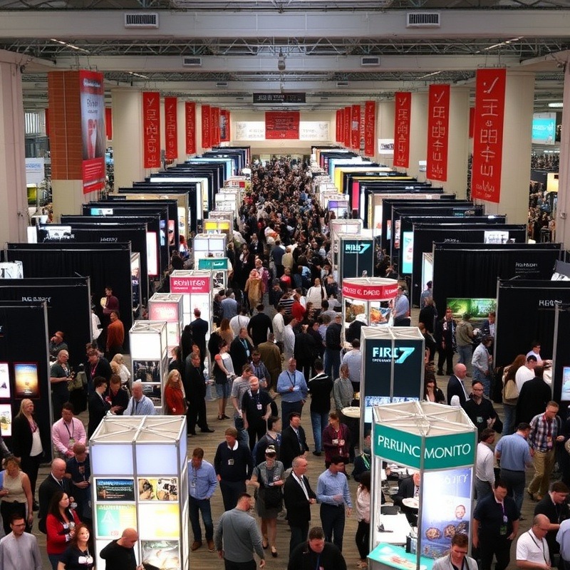 Expo overview showcasing a jampacked audience of engaged attendees.