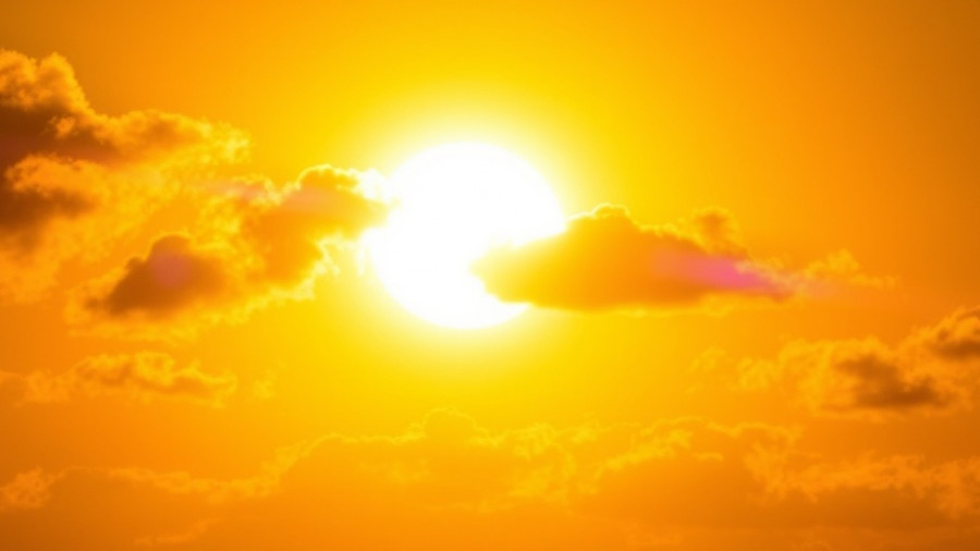 Vivid sunset sky illustrating solar geoengineering for profit concept.