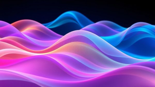 Vibrant digital waves representing AI-Ready Networking.