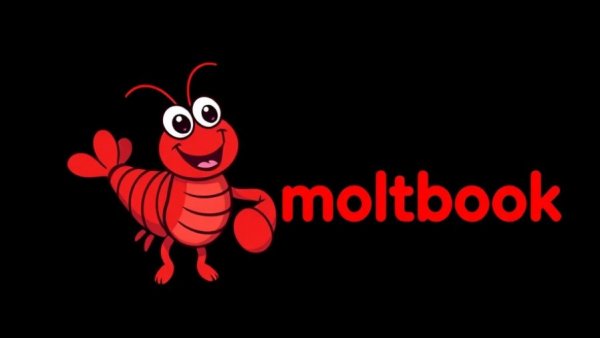 Meta Acquisition of Moltbook graphic with cartoon lobster and logo