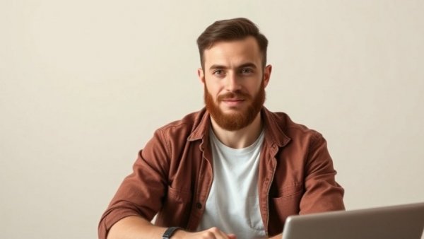 Bearded man seated calmly, represents Atlassian Job Cuts AI Transformation.