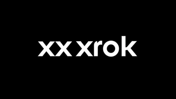 Elon Musk xAI Grok logo on black background.