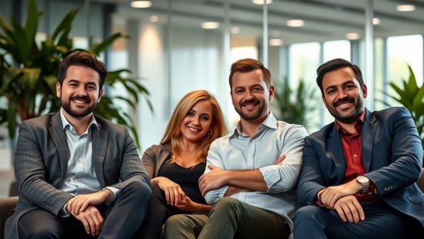 Partech impact fund managers in modern office environment.