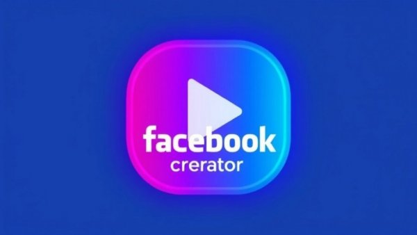 Colorful play button for Facebook Creator Fast Track Program