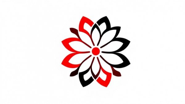 Blossom logo representing AI copilots in psychiatry, minimalistic design.