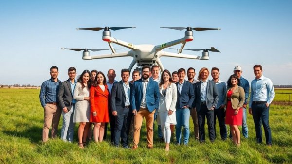 Drone technology team gathering for Shield AI funding announcement.