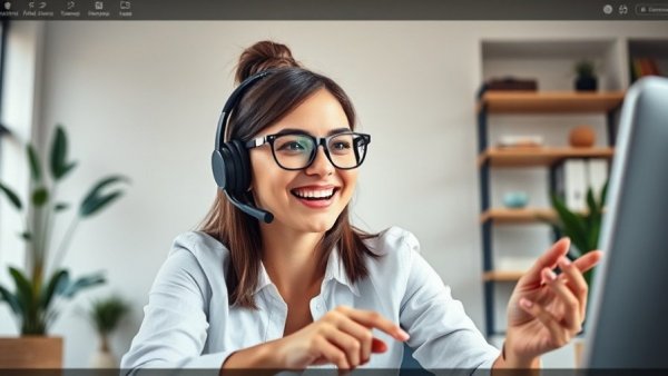 AI investment ROI during a virtual conference with interactive UI.