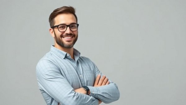 Confident man linked to Rebellions AI Chip Funding, arms crossed, smiling.