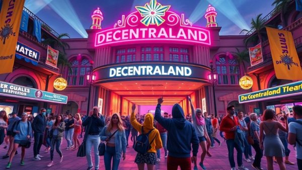 Decentraland launches on Epic Games Store with festive virtual world characters.