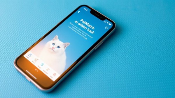 Mobile screen showing Amazon AI pet adoption tool interface.