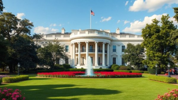 White House symbolizing Trump AI regulation conflict.