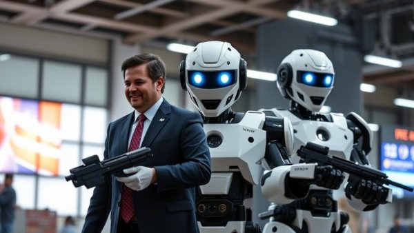 A startup with a bankrupt fintech CEO and a president’s son wants to build America’s robot army