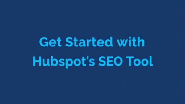 Simple text graphic for SEO tool in blue font.