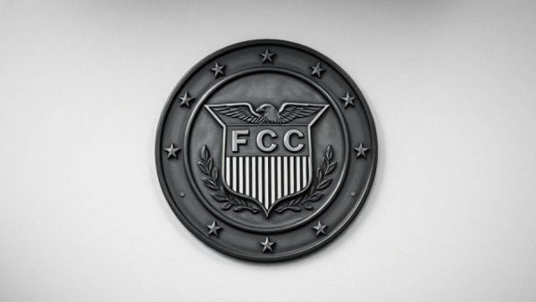 Detailed FCC seal representing FCC Ban on Foreign-Made Robots.