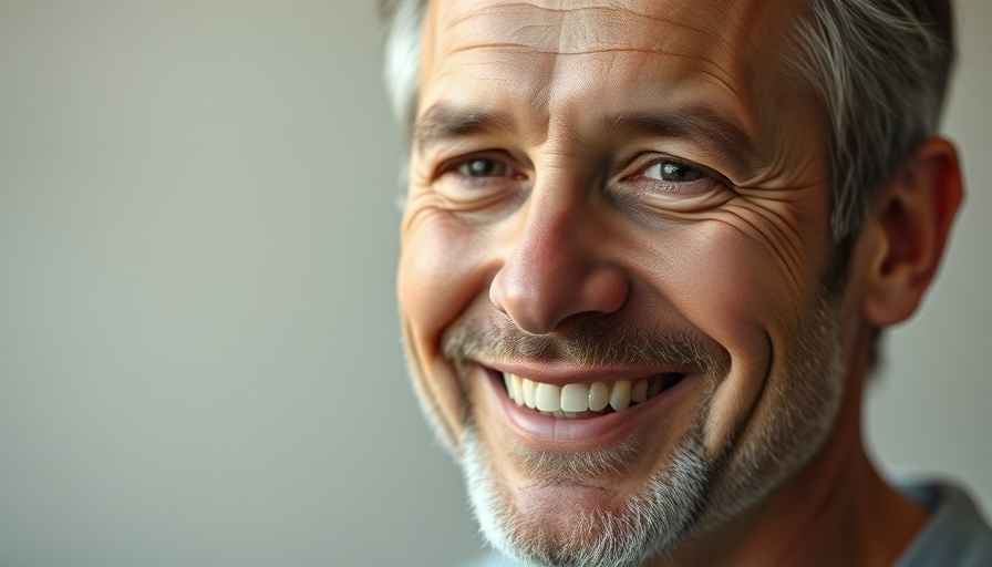 Middle-aged man smiling, important in tech supply chain