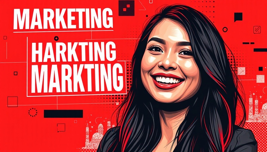 Stylized marketing collage with smiling woman for Spotify Marketing.