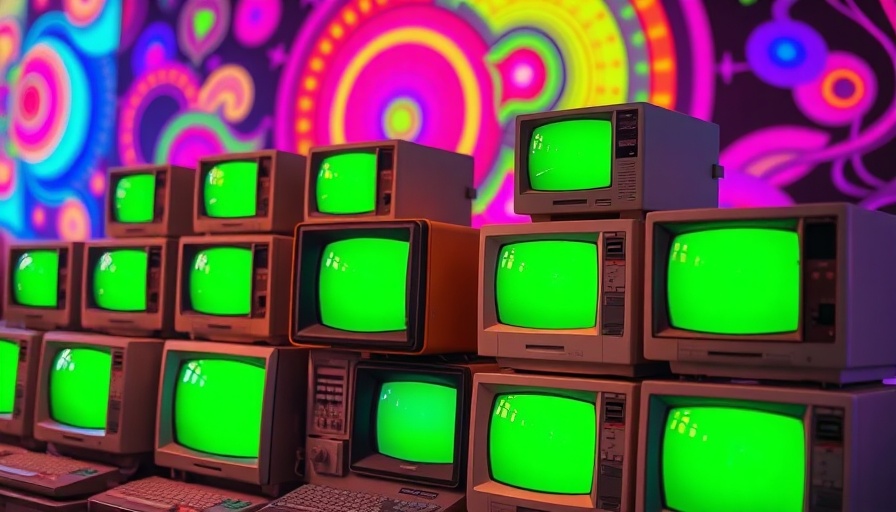 Retro computers on colorful backdrop highlighting in-demand programming languages.