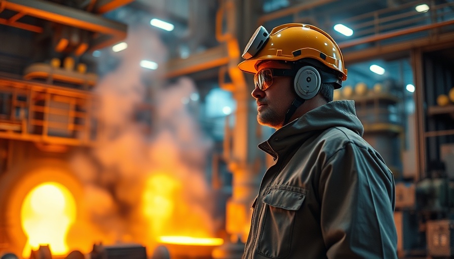 Industrial engineer monitoring fusion energy process