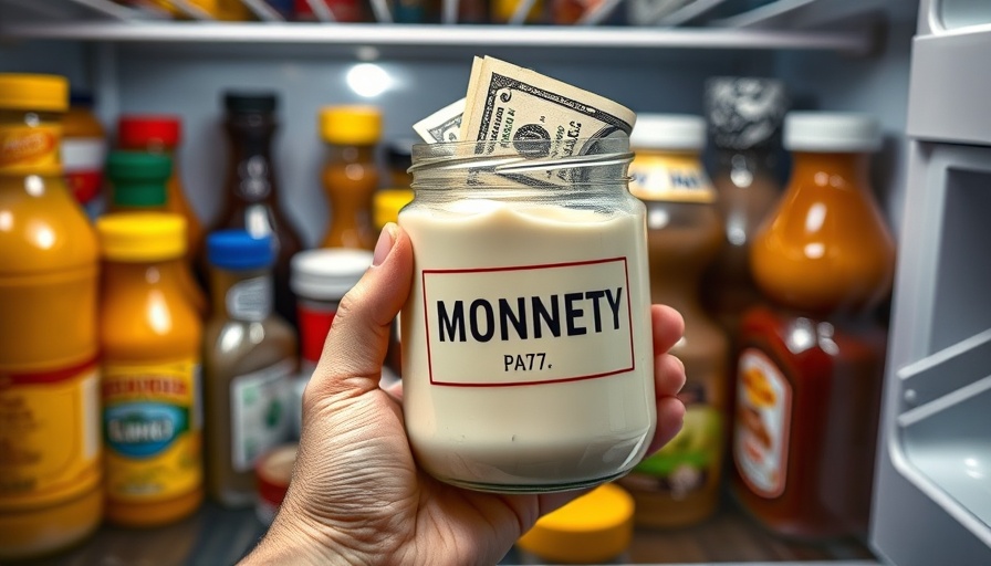 Ingenious secret hiding places in a mayonnaise jar.