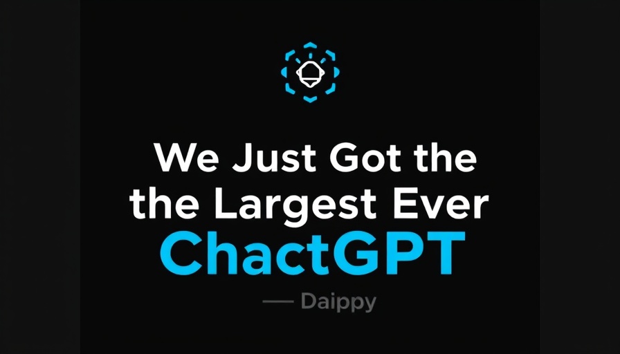 ChatGPT Edu announcement of largest-ever deployment on black background.