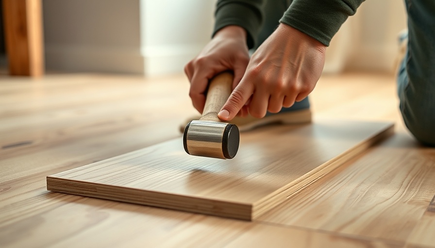 DIY floor leveling and laminate installation process.