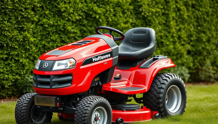 Red lawn tractor guide: buying tips and features.