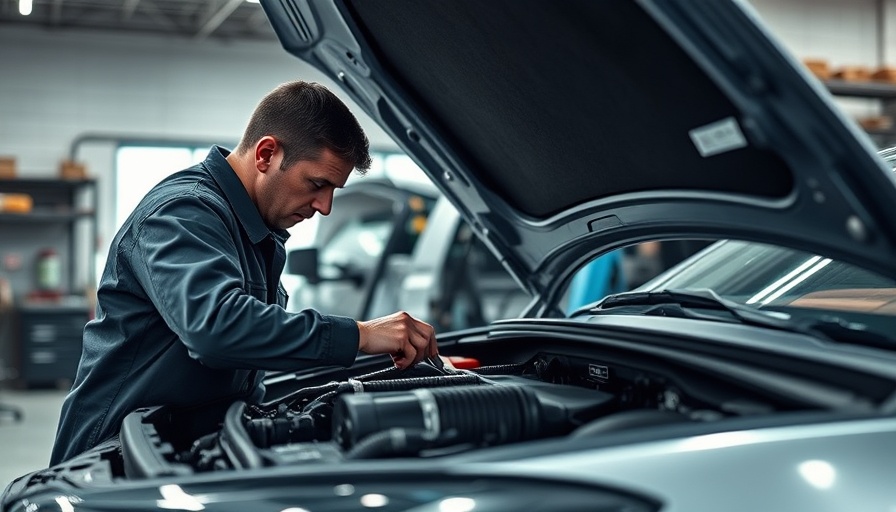 Mechanic inspecting car engine for affordable car maintenance tips