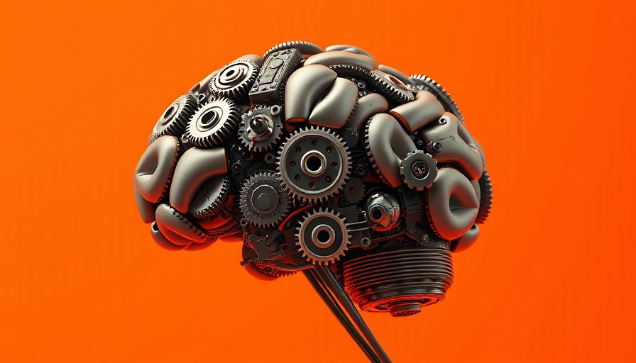 Intricate mechanical brain, illustrating choosing the right LLM for your business.