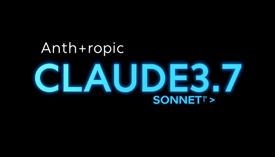 Futuristic digital banner for Claude 3.7 Sonnet launch