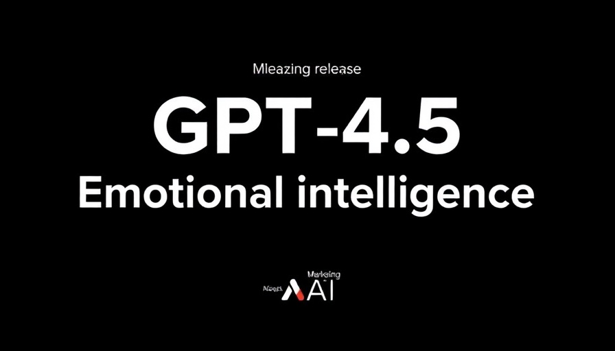 Text graphic on GPT-4.5 advancements in emotional intelligence from Marketing AI Institute.