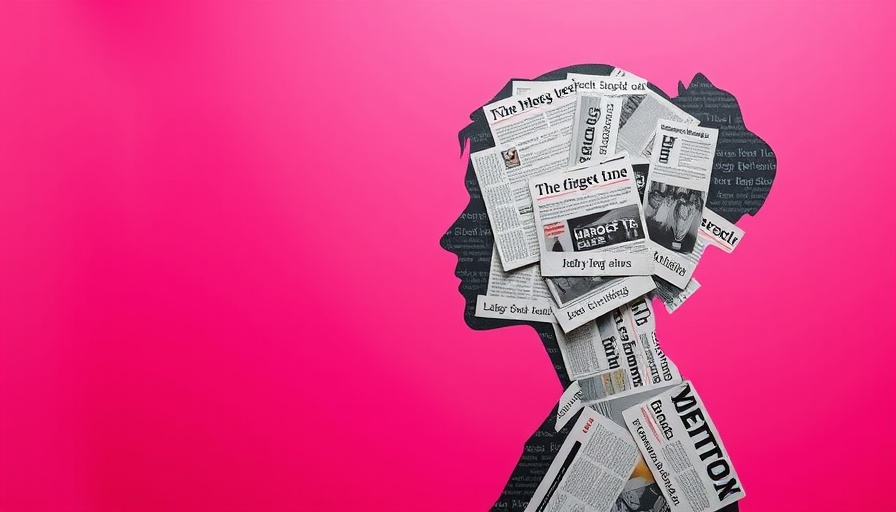 Conceptual art of a silhouette filled with text exploring stereotypes in AI.