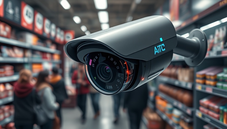 AI cameras enhancing retail security with human behavior analysis.