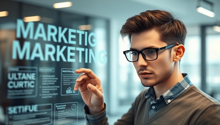 Focused young professional strategizing marketing plan
