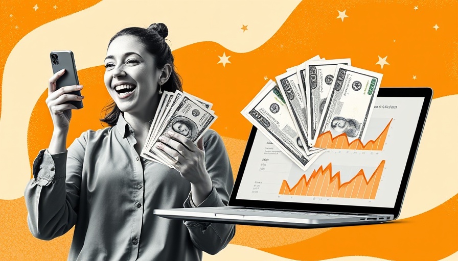 Black and white collage depicting money, data analytics, and a gesturing woman, related to best CRM for investment banking.