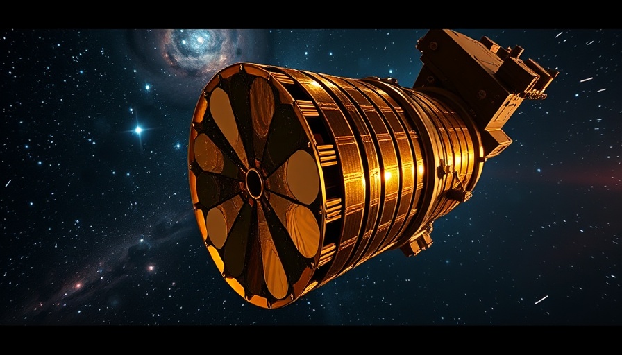 James Webb Space Telescope in space with cosmic backdrop, impacting European tech.