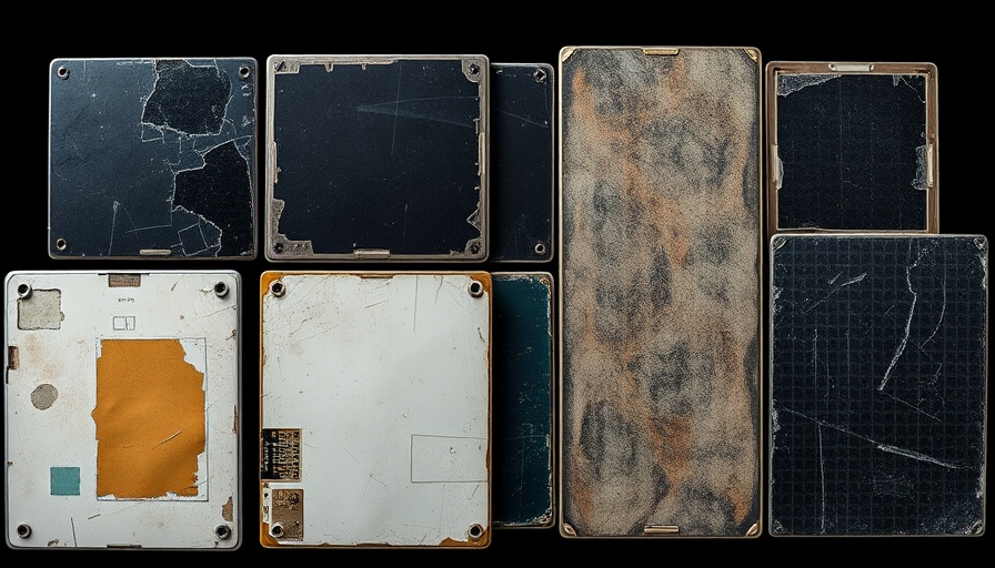 Damaged electronic panels related to Starlink technology in Ukraine.