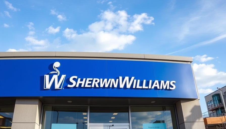 Sherwin Williams store exterior illustrating the 2026 color trends.