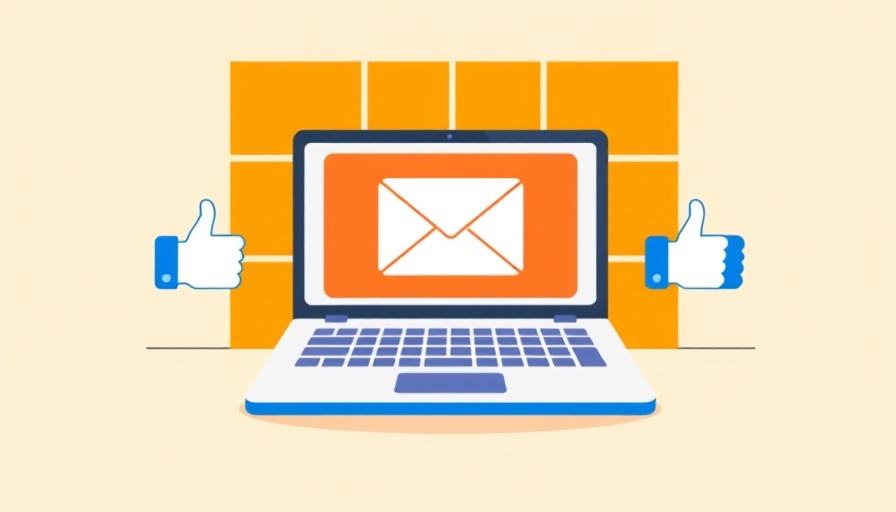 Graphic of email icon on laptop with thumbs up for HubSpot Transactional Email Pricing.