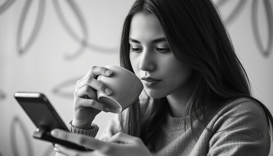 Woman using a laptop for free social media monitoring tools.