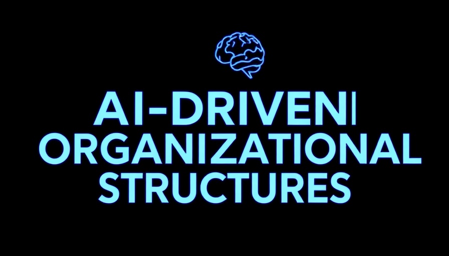 AI-driven organizational structures futuristic text design