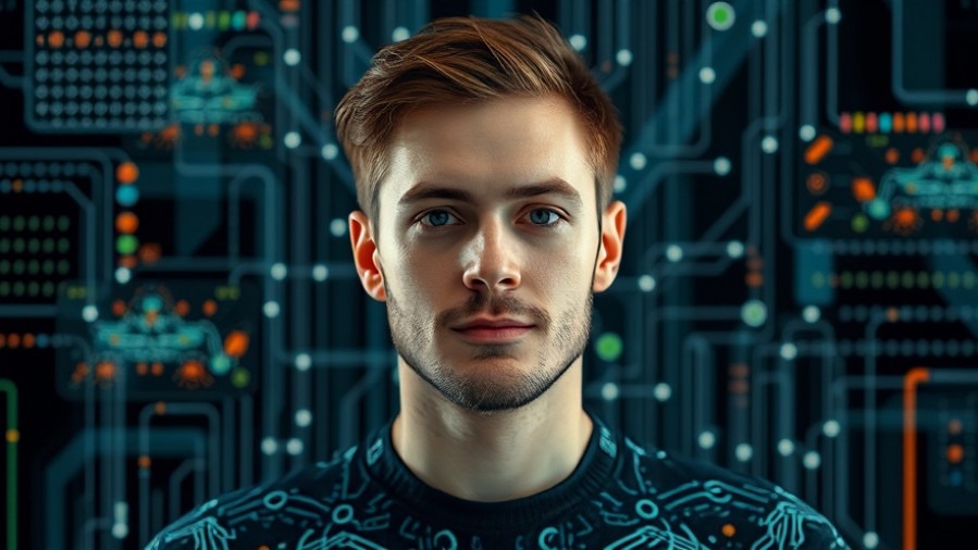 A real person engaging with AI content, highlighting emotional marketing.