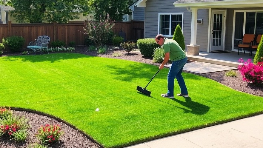 Automated irrigation systems enhance lawn maintenance with drone technology.