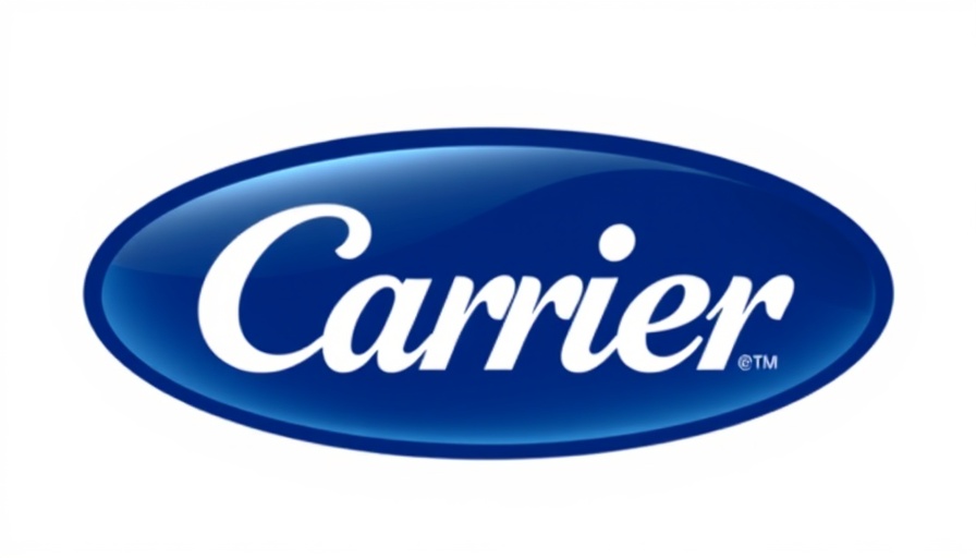 Carrier logo on a blue oval background, HVAC education scholarships